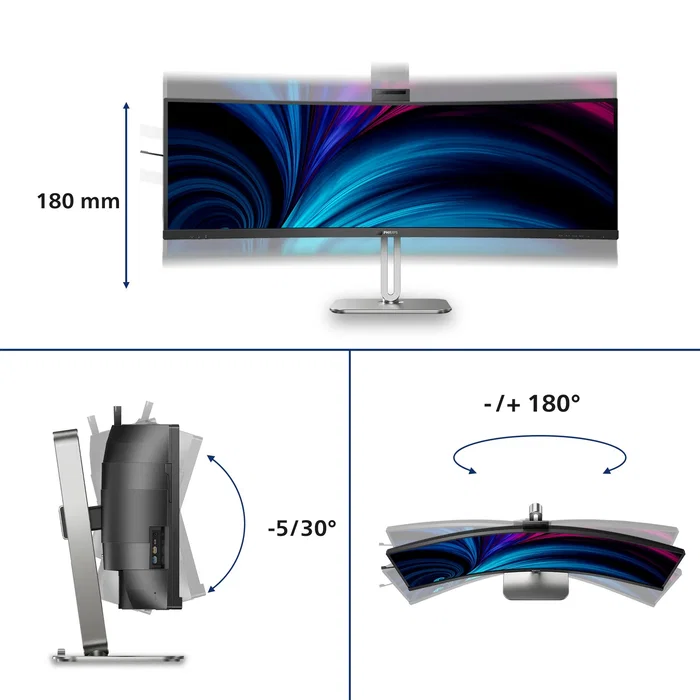 Philips 49B2U6903CH/00 Monitor Curvo Dual QHD 49 pulgadas