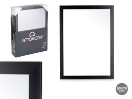 Giftdecor Espejo Negro 50 x 70 cm (Set de 8)