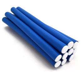La Rosa Bigudíes Flexibles Cortos Rulos Suaves De Espuma Azul (14 mm)