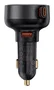 BASEUS Cargador de coche Enjoyment Pro con cable Type-C retráctil 60W Negro