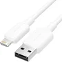Vention Cable USB-A a Lightning 2.0, 480 Mbps de Datos y 2.4A de Carga Rápida, 2 Metros, Blanco, para iPhone