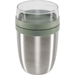 Mepal Thermo-Lunchpot Ellipse Nordic Sage Acero Inoxidable 500+200ml