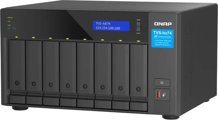 QNAP TVS-h874 NAS Torre Intel® Core™ i7 32 GB DDR4 Negro QNAP TVS-h874 NAS Torre Intel® Core™ i7 32 GB DDR4 Negro
