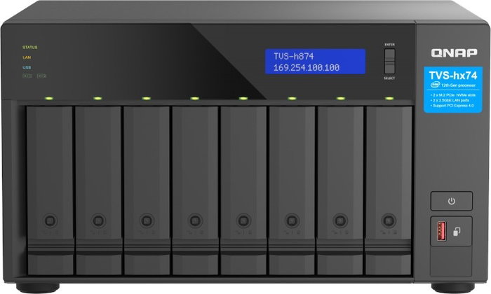 QNAP TVS-h874 NAS Torre Intel® Core™ i7 32 GB DDR4 Negro QNAP TVS-h874 NAS Torre Intel® Core™ i7 32 GB DDR4 Negro