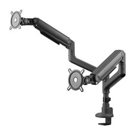OneforAll DM 5210 Brazo Monitor Dual Schwerlast Heavy Duty Negro para Pantallas de 43-127cm (17-50")