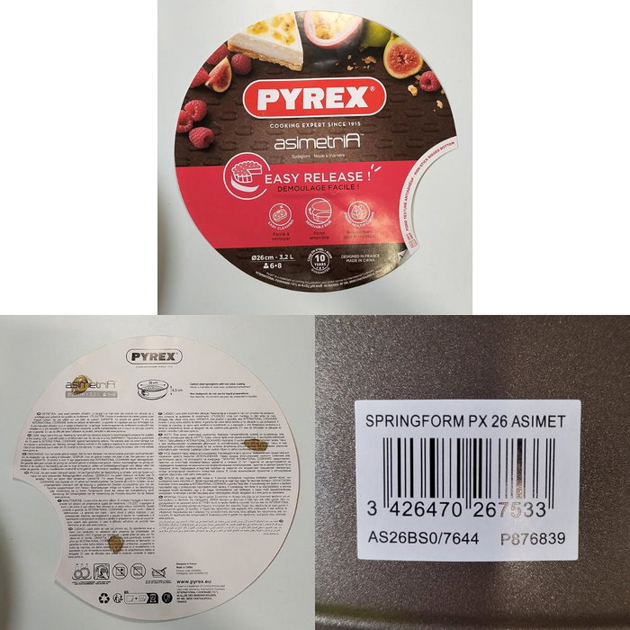 Pyrex® Molde Desmontable ASIMETRIA SIL 26cm
