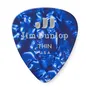 Dunlop Pack 72 Púas Genuine Celluloid Classic Azul Perlado - Thin
