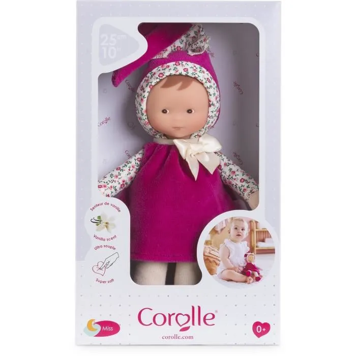 Corolle COR4062013010199 Doudou Miss Rose Grenadine 25 cm Aroma Vainilla Desde Nacimiento