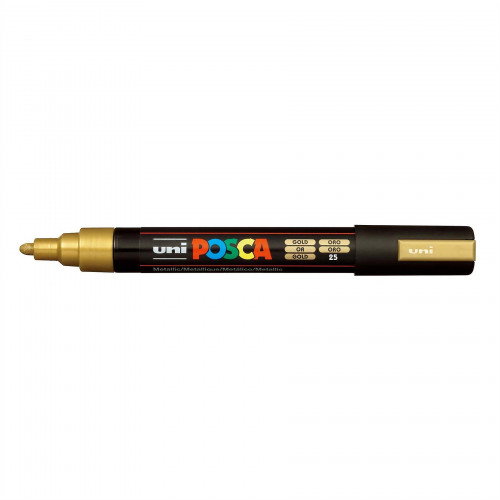Posca Marcador PC-5M Oro Punta Bala 1,8-2,5 mm Posca Marcador PC-5M Oro Punta Bala 1,8-2,5 mm