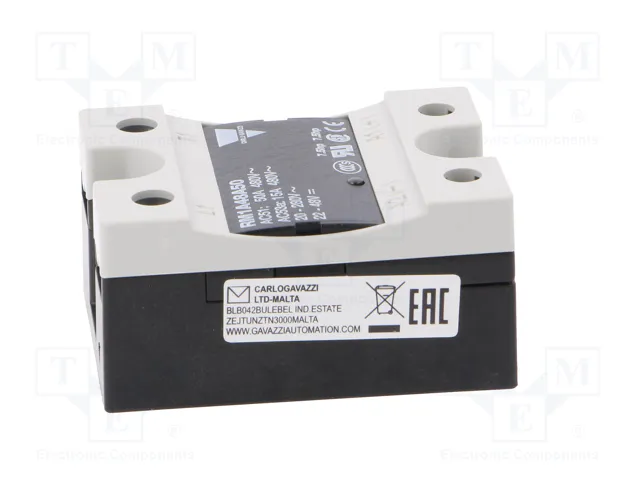 CARLO GAVAZZI RM1A48A50 Relé de semiconductor monofásico 50A CARLO GAVAZZI RM1A48A50 Relé de semiconductor monofásico 50A