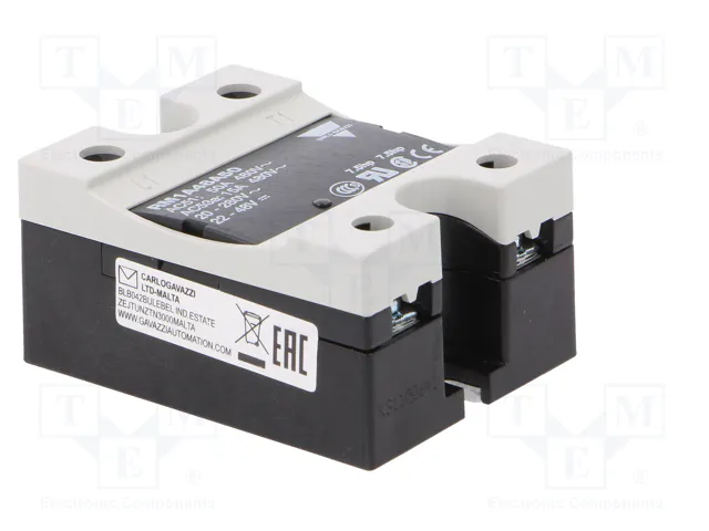 CARLO GAVAZZI RM1A48A50 Relé de semiconductor monofásico 50A CARLO GAVAZZI RM1A48A50 Relé de semiconductor monofásico 50A