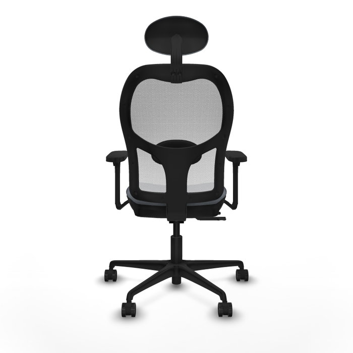 PIQUERAS Y CRESPO Silla de oficina Jorquera con mecanismo Sincro/Traslack, Gris y Blanco PIQUERAS Y CRESPO Silla de oficina Jorquera con mecanismo Sincro/Traslack, Gris y Blanco