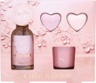 The Kind Edit Co. Signature Gift Set con Gel de Ducha, Bombas de Baño y Vela
