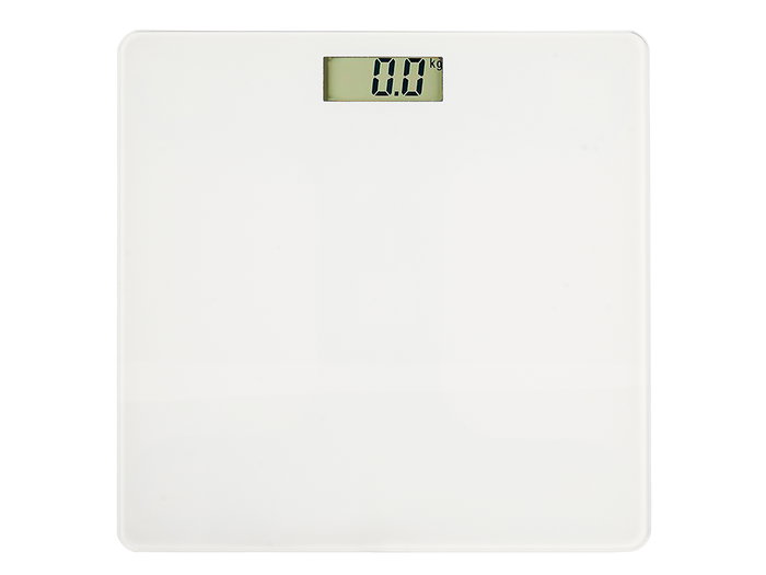 Báscula Digital Berilo Blanca 26 x 26 cm Vidrio Plástico Peso Máximo 150 kg (Set de 10)