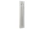 DKD Home Decor Vela Led Navidad Moderna Blanca PVC Set de 2 (6 Unidades) 2 x 23.5 x 2 cm