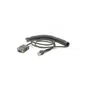 Zebra CBA-R71-C09ZAR Cable RS232 a DB9 (hembra) Enrollado 2.8 m (9ft) Negro - para pin de alimentación 9