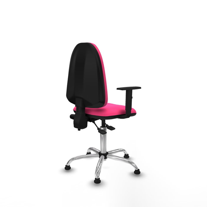 PIQUERAS Y CRESPO Silla de oficina Aýna Rosa con Brazos 1D PIQUERAS Y CRESPO Silla de oficina Aýna Rosa con Brazos 1D