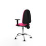 PIQUERAS Y CRESPO Silla de oficina Aýna Rosa con Brazos 1D