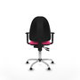 PIQUERAS Y CRESPO Silla de oficina Aýna Rosa con Brazos 1D