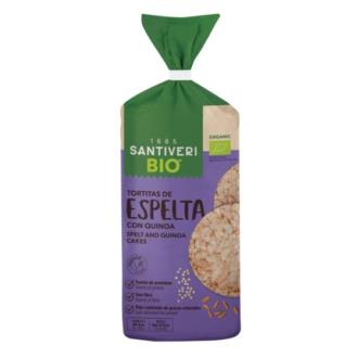 SANTIVERI Tortitas Espelta Quinoa 100gr. BIO SANTIVERI Tortitas Espelta Quinoa 100gr. BIO