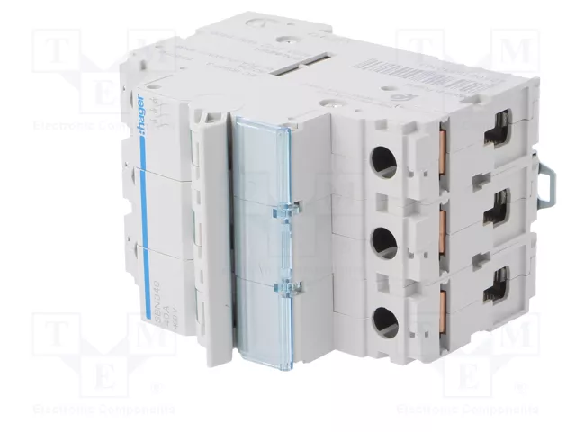 HAGER Interruptor de aislamiento 3 polos 40A 400VAC