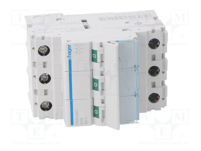 HAGER Interruptor de aislamiento 3 polos 40A 400VAC