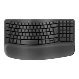 Logitech Teclado Ergo Series Wave Keys Inalámbrico Ergonómico Inalámbrico Negro