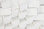 DKD Home Decor Decoración de pared Mango MDF 90x4x90 3D Blanco