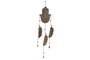 DKD Home Decor Decoración Colgante Hamsa de Mango y Metal 15x1x80 cm