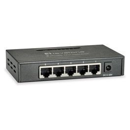 Level One GEU-0523 Switch de red de 5 puertos Gigabit con carcasa de metal