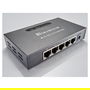 Level One GEU-0523 Switch Gigabit Ethernet No Administrado 5 Puertos Metálico Montaje Pared