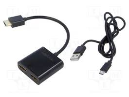 LOGILINK Divisor HDMI 2.0 con entrada USB B micro
