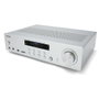 Aiwa AMU-120BT Amplificador Estéreo 120W Bluetooth 5.0 Plateado, con USB/SD, Phono (MM), Mando a Distancia