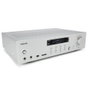 Aiwa AMU-120BT Amplificador Estéreo 120W Bluetooth 5.0 Plateado, con USB/SD, Phono (MM), Mando a Distancia