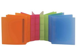 Carpeta De Anillas Pardo Studio Style Pp Fº 4 An.Mixtas 40Mm Rojo