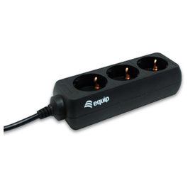 Equip Regleta 3 Tomas Schuko con Conector C14 IEC320 1,1 m