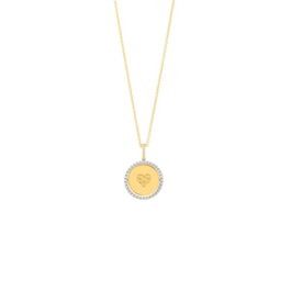Secrecy Collar CONQUER con Diamante y Baño de Oro de 18k