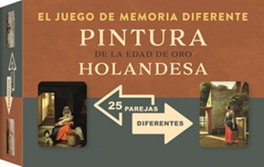 LIBRERO Juego de memoria diferente pintura de la Edad de Oro holandesa