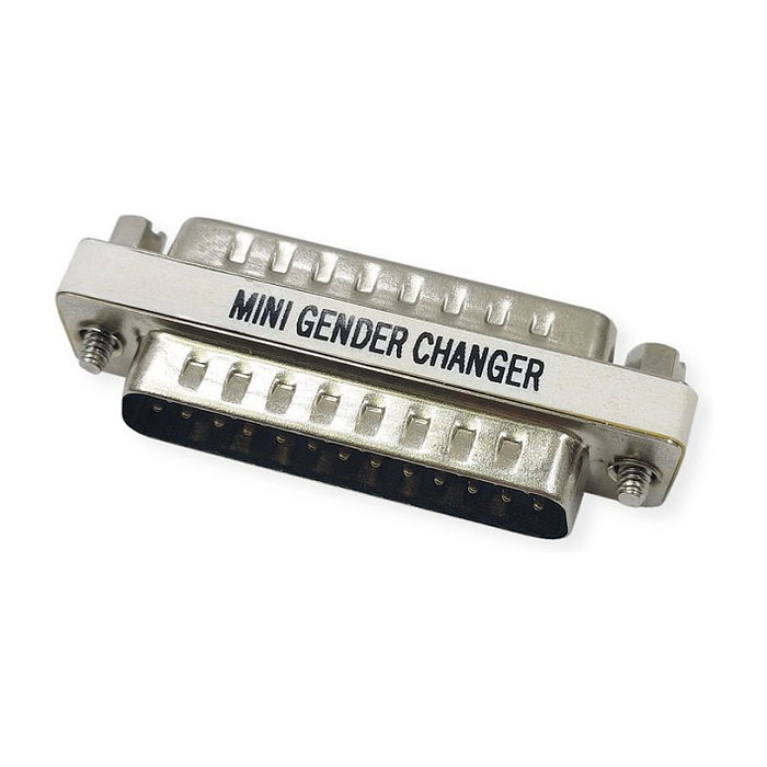VALUE 12.99.2005 Gender Changer D-Sub 25-pin (DB-25) Macho-Macho Plata VALUE 12.99.2005 Gender Changer D-Sub 25-pin (DB-25) Macho-Macho Plata