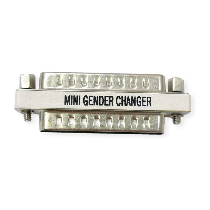 VALUE 12.99.2005 Gender Changer D-Sub 25-pin (DB-25) Macho-Macho Plata VALUE 12.99.2005 Gender Changer D-Sub 25-pin (DB-25) Macho-Macho Plata