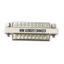 VALUE 12.99.2005 Gender Changer D-Sub 25-pin (DB-25) Macho-Macho Plata