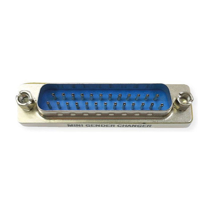 VALUE Adaptador de género D-Sub 25-pin (DB-25) macho a macho, 12.99.2005