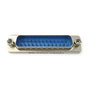 VALUE 12.99.2005 Gender Changer D-Sub 25-pin (DB-25) Macho-Macho Plata