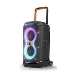 JBL PartyBox 520 Altavoz para Fiestas Bluetooth 400W Negro, con Batería Recargable, Efectos de Luz LED, USB-C, Resistente al Agua IPX4, Portátil con Ruedas