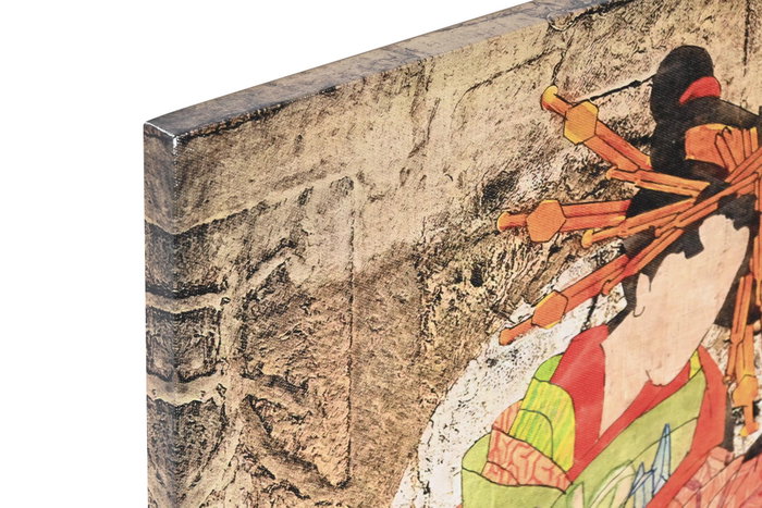 DKD Home Decor Cuadro Lienzo Pino 40x1,8x60 Oriental (Pack de 2)