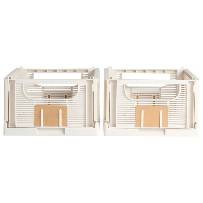 Day Juego de 2 Cajas Plegables 33x24,5 Blanco