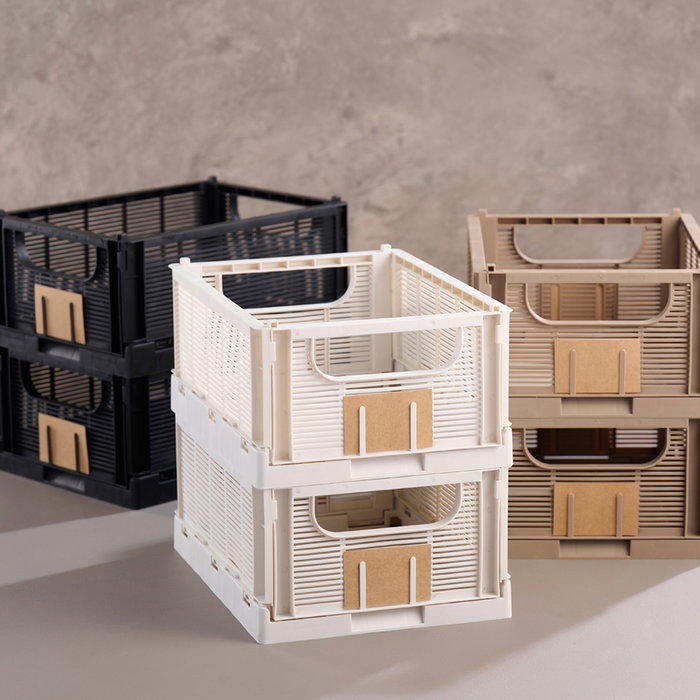 Day Juego de 2 Cajas Plegables 33x24,5 Blanco