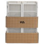 Day Juego de 2 Cajas Plegables 33x24,5 Blanco