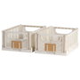 Day Juego de 2 Cajas Plegables 33x24,5 Blanco
