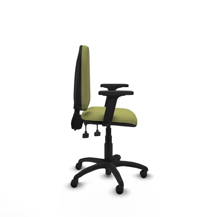 PIQUERAS Y CRESPO Silla de oficina Aýna Verde oliva con Brazos 2D PIQUERAS Y CRESPO Silla de oficina Aýna Verde oliva con Brazos 2D